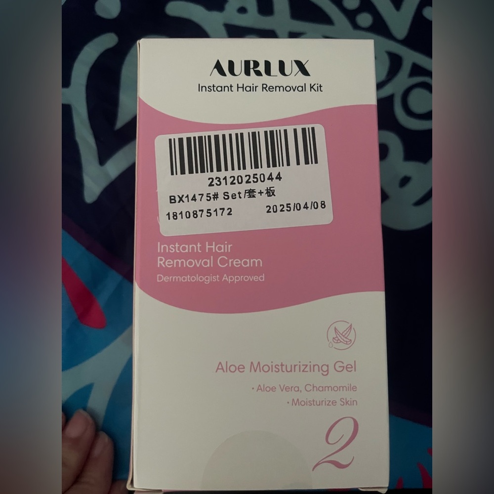 Instant Hair Removal Kit - Pink and White